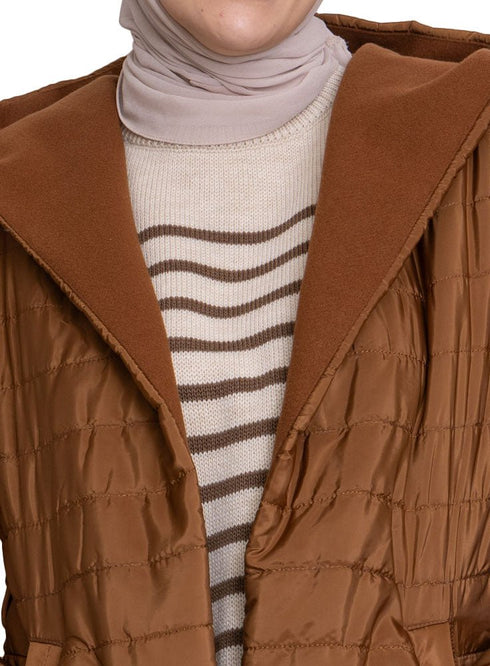 Wood Feather Double Face Jacket - Khotwh
